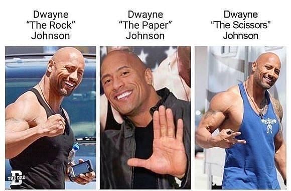 Dwayne The Rock Johnson eyebrow raise meme | Sticker