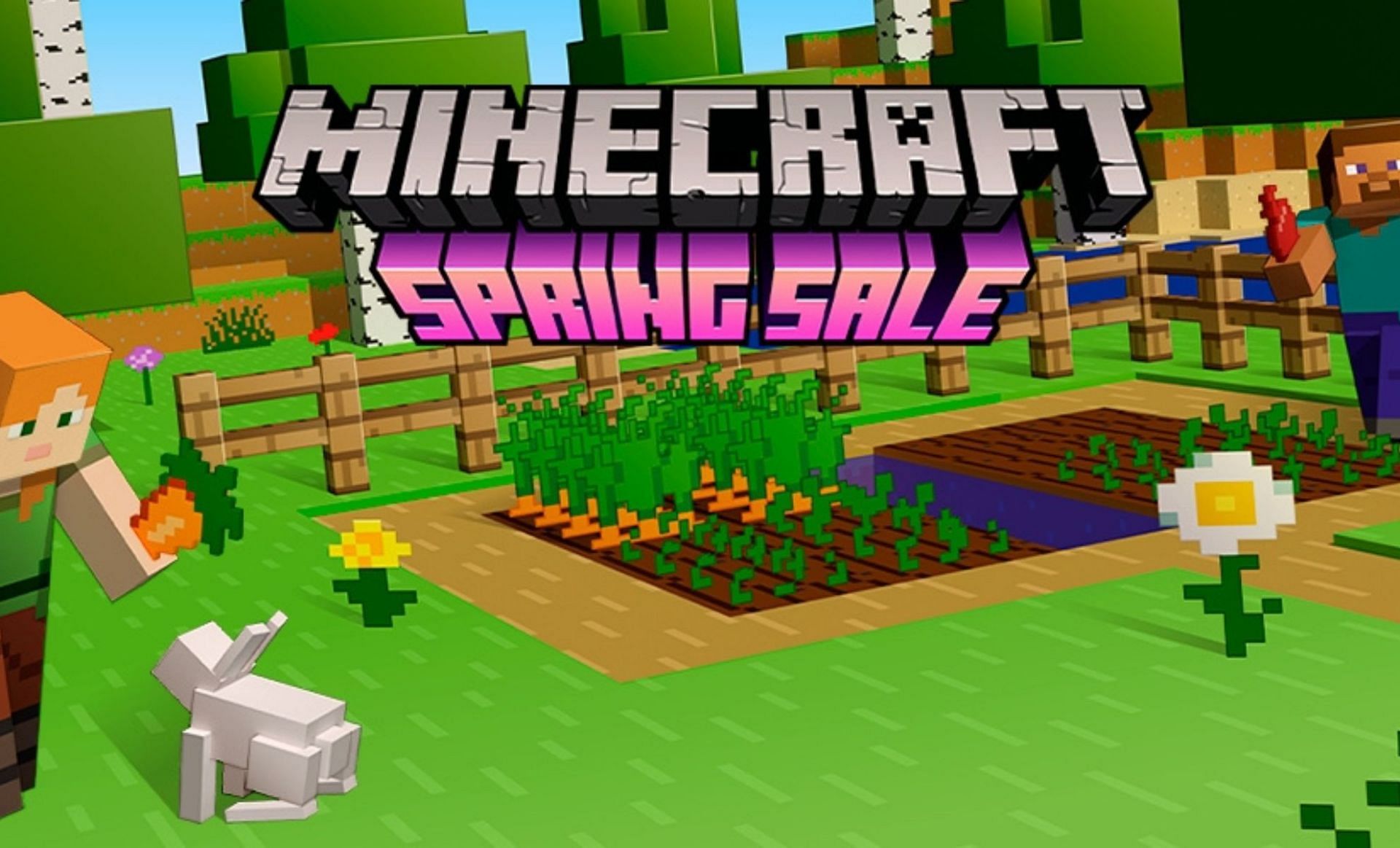 The Minecraft Spring Sale (Image via Mojang)