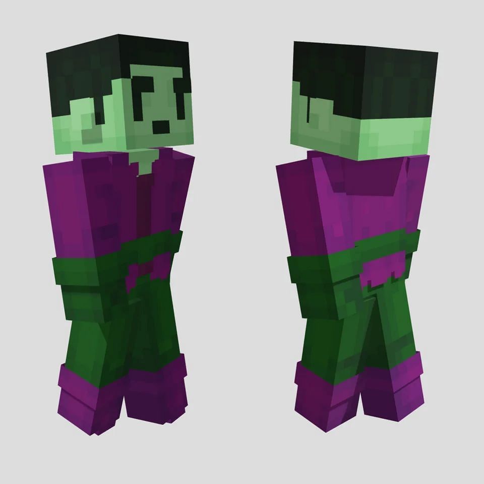 Beast Boy in Minecraft.