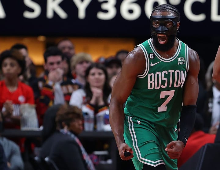 What happened to Jaylen Brown's face? Taking closer look at his injury