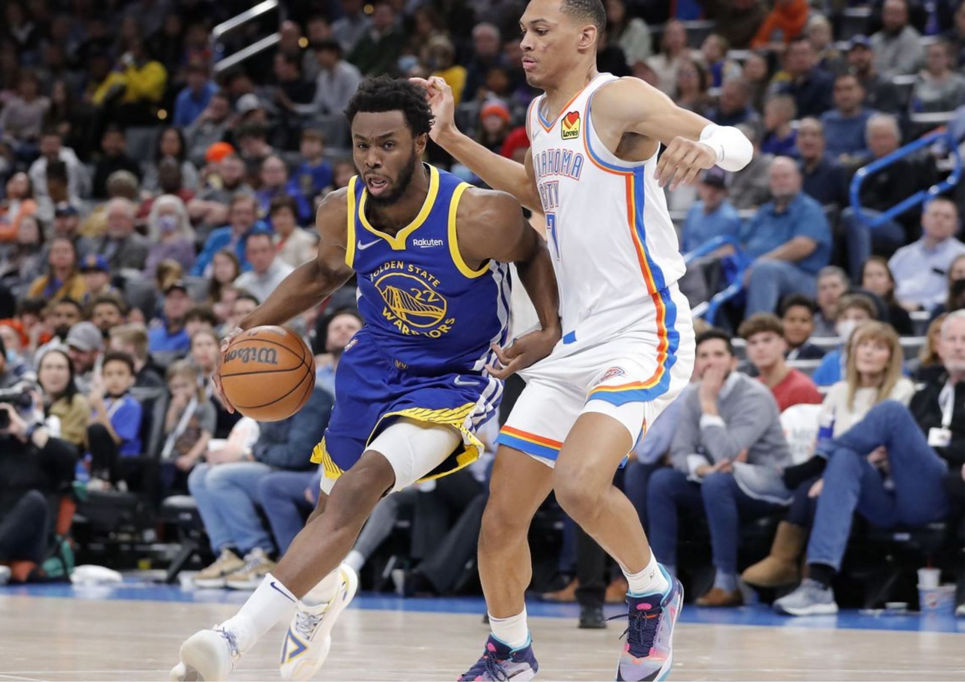Andrew Wiggins is ruled out for the Golden State Warriors tonight against the OKC Thunder.