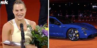 Aryna Sabalenka jokes about 'deal' to get Porsche car next year even if she loses in Stuttgart final