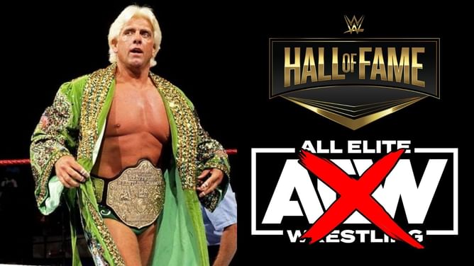 Ric Flair claims WWE "didn't like" top AEW star being namedropped during his Hall of Fame speech