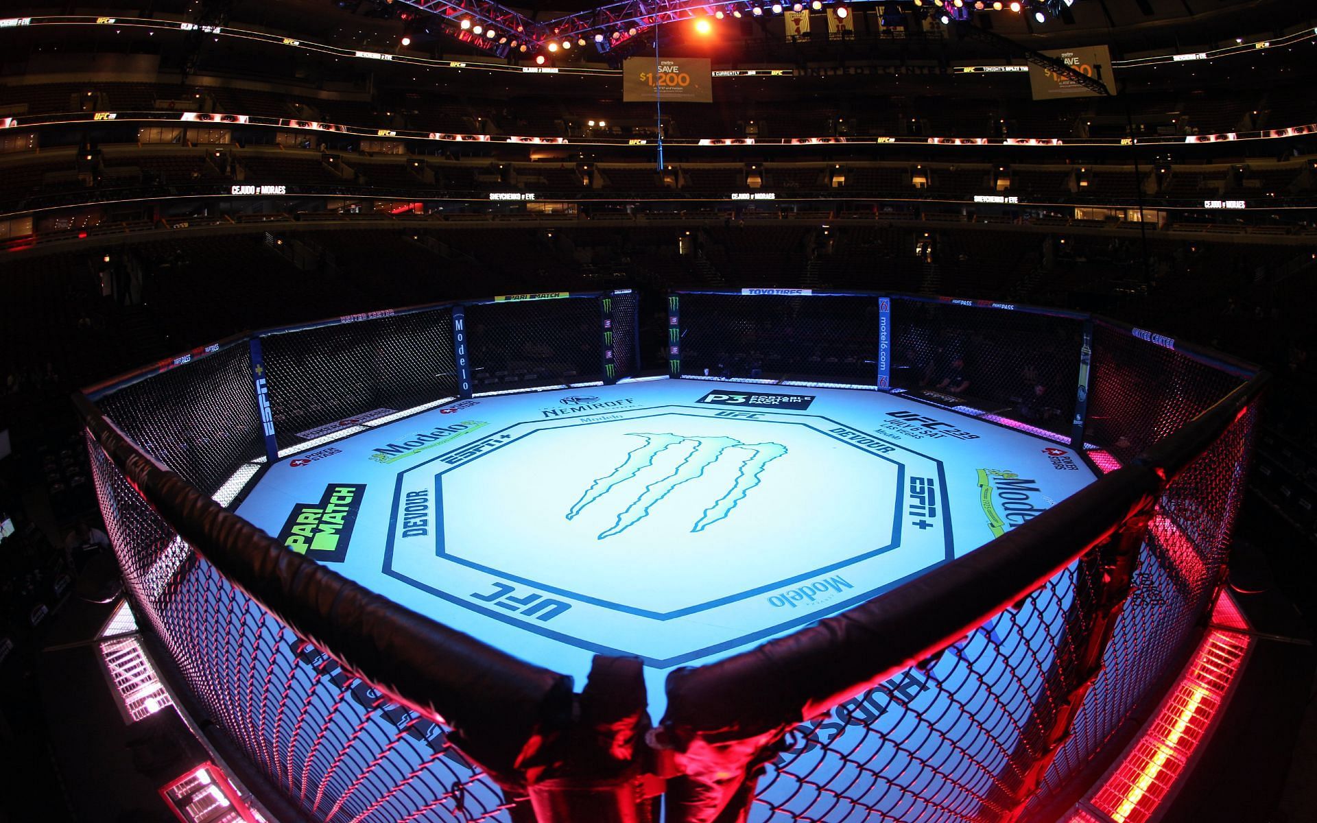 UFC Octagon [Image credits: Getty Images] 