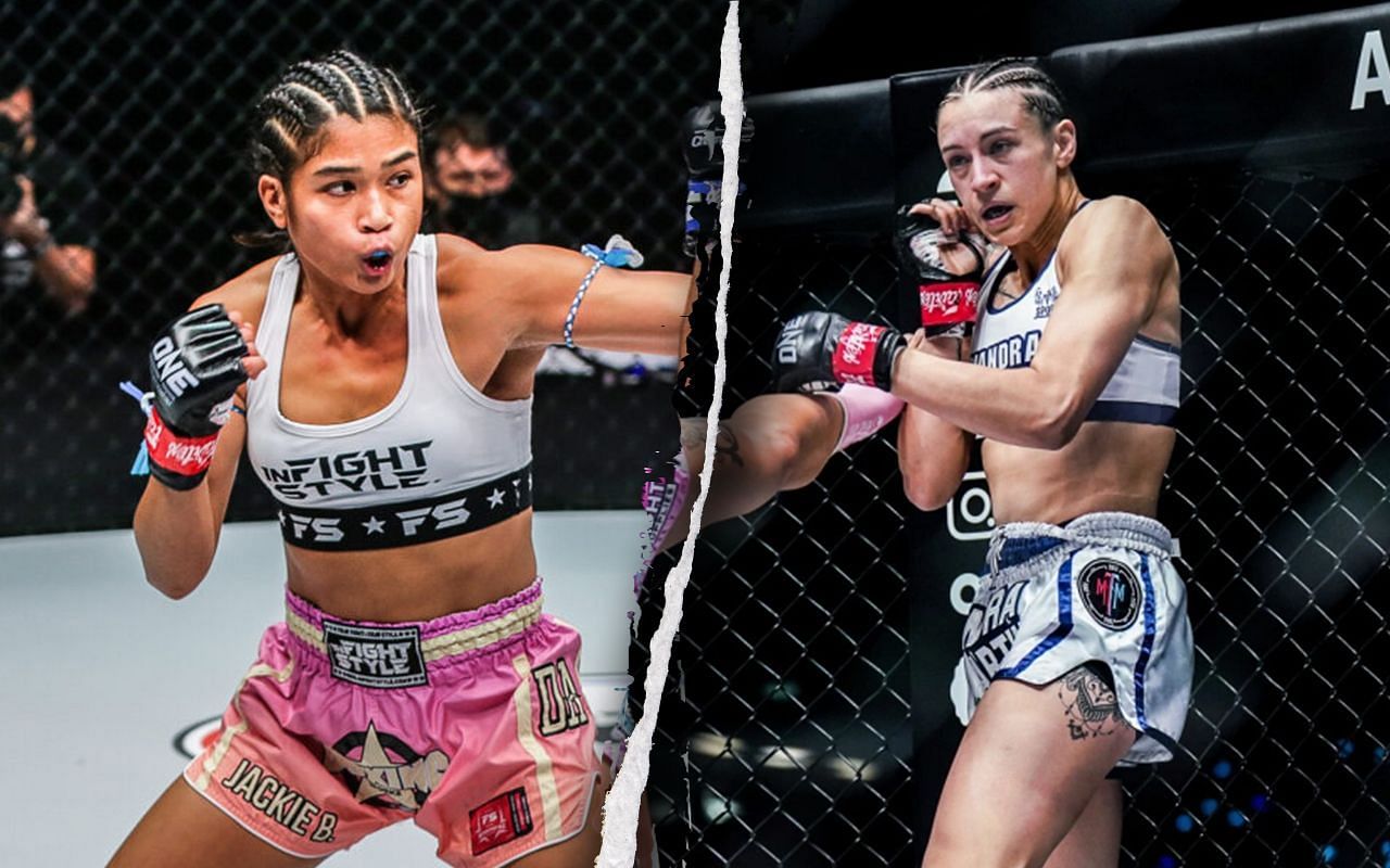 Jackie Buntan (Left) faces Diandra Martin (Right) at ONE Fight Night 10