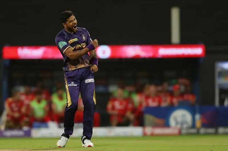 Umesh Yadav in action for KKR [IPLT20]