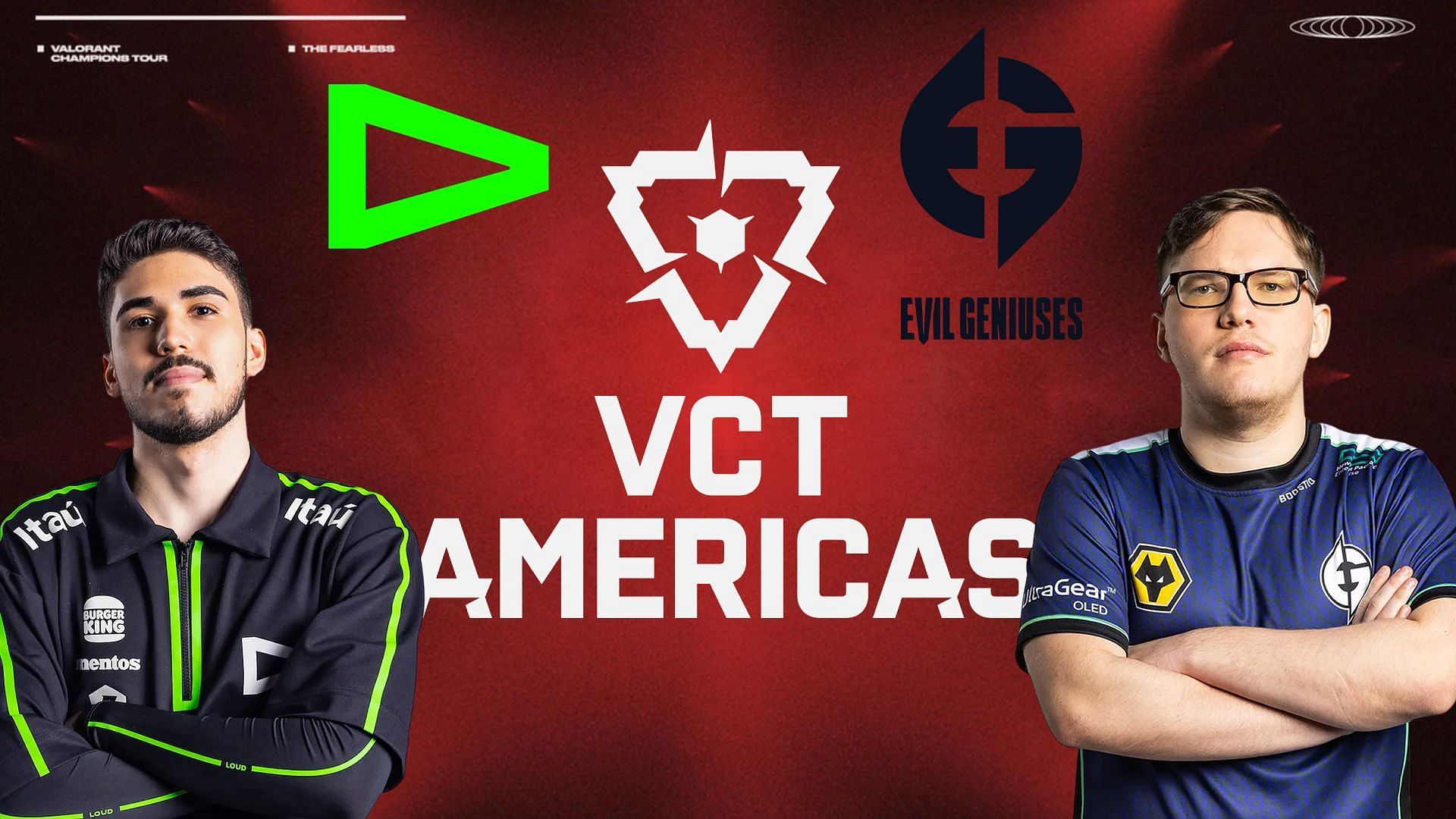 LOUD vs Evil Geniuses at VCT Americas League 2023 (Image via Sportskeeda)