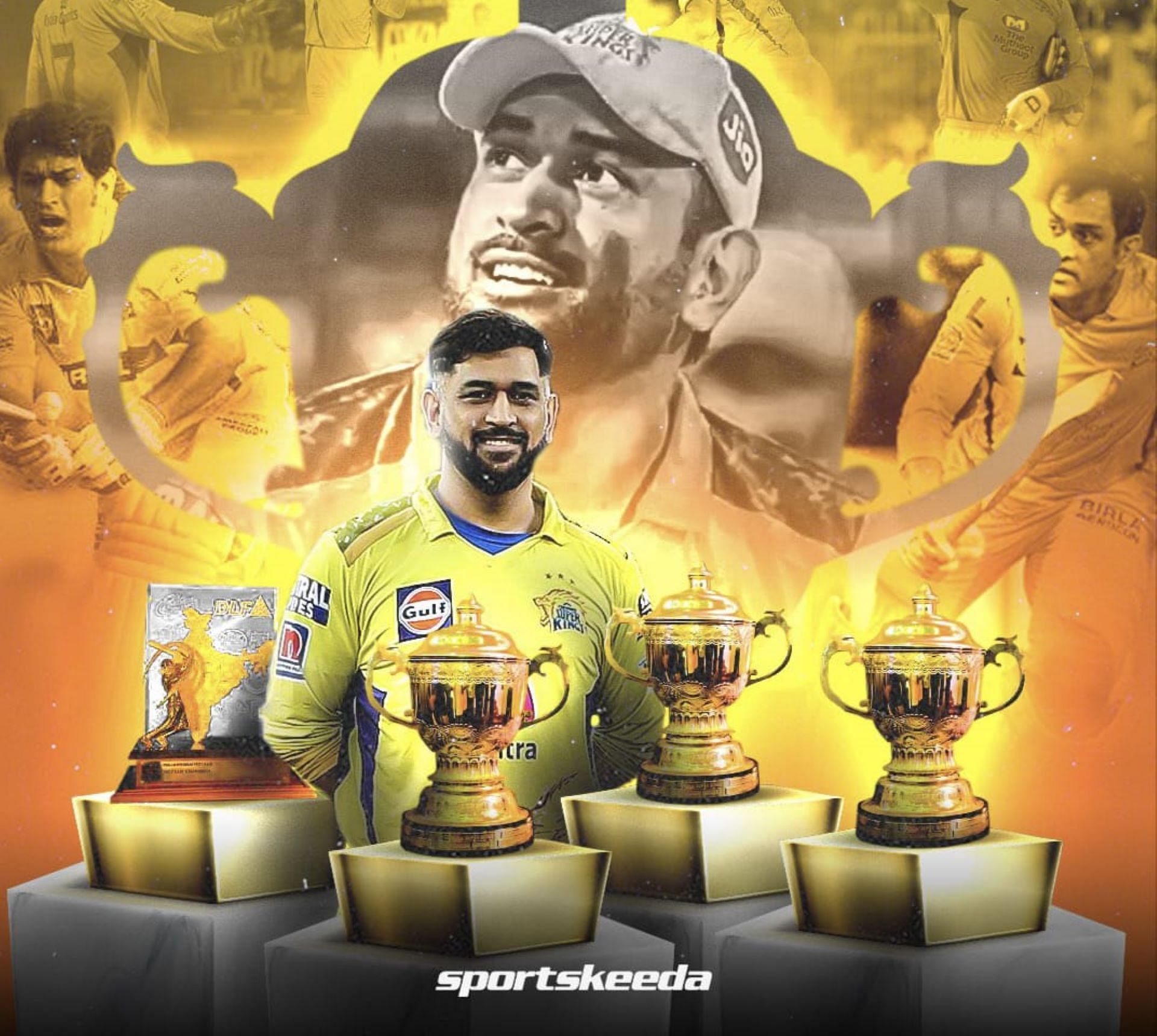 M.S. Dhoni completed 200 games as captain of CSK.