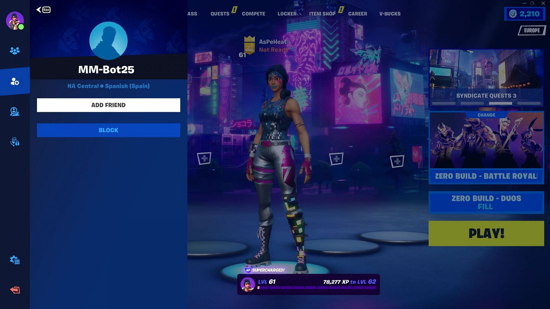 Fortnite Large Party Support - Create a 16 player lobby