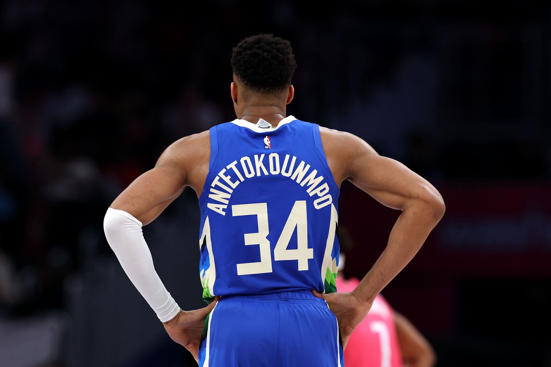 Giannis Antetokounmpo of the Milwaukee Bucks