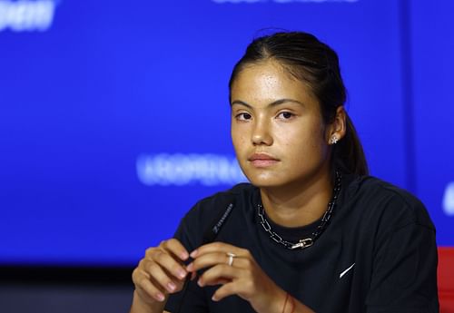 Emma Raducau at the 2022 US Open.