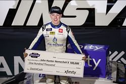 How much money did John Hunter Nemechek win after Martinsville Xfinity triumph?