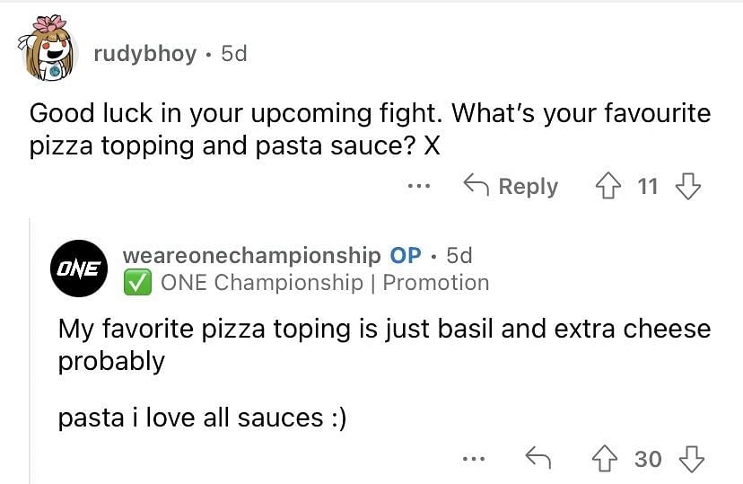 Reddit interaction