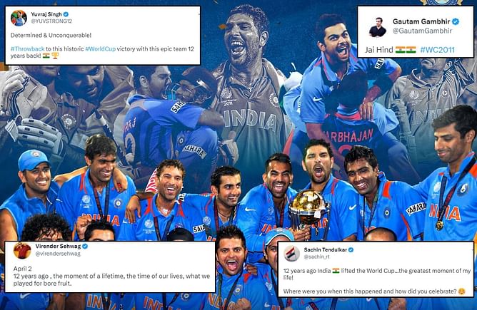 “Determined & Unconquerable!” - 2011 World Cup heroes and fans combine to celebrate 12 years of epic triumph