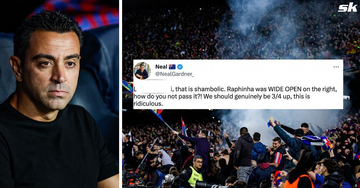 Barcelona fans livid with Lewandowski for subpar showing vs Atletico Madrid.