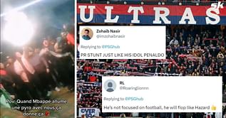 “PR stunt like his idol Penaldo” - Video of Kylian Mbappe lighting pyro with PSG ultras goes viral, sparks online outrage
