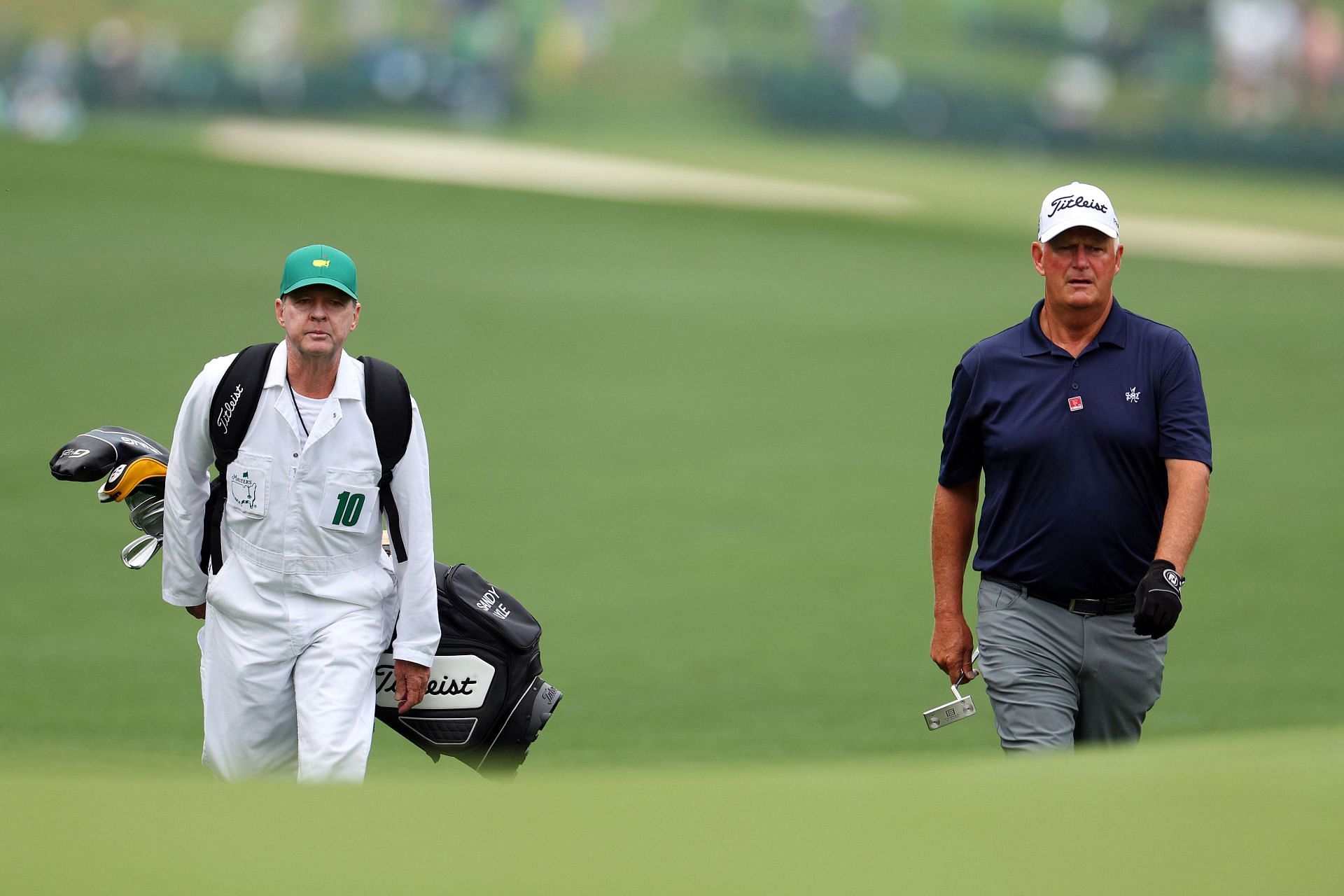 Sandy Lyle, still from the Masters - Round One (Image via Getty)