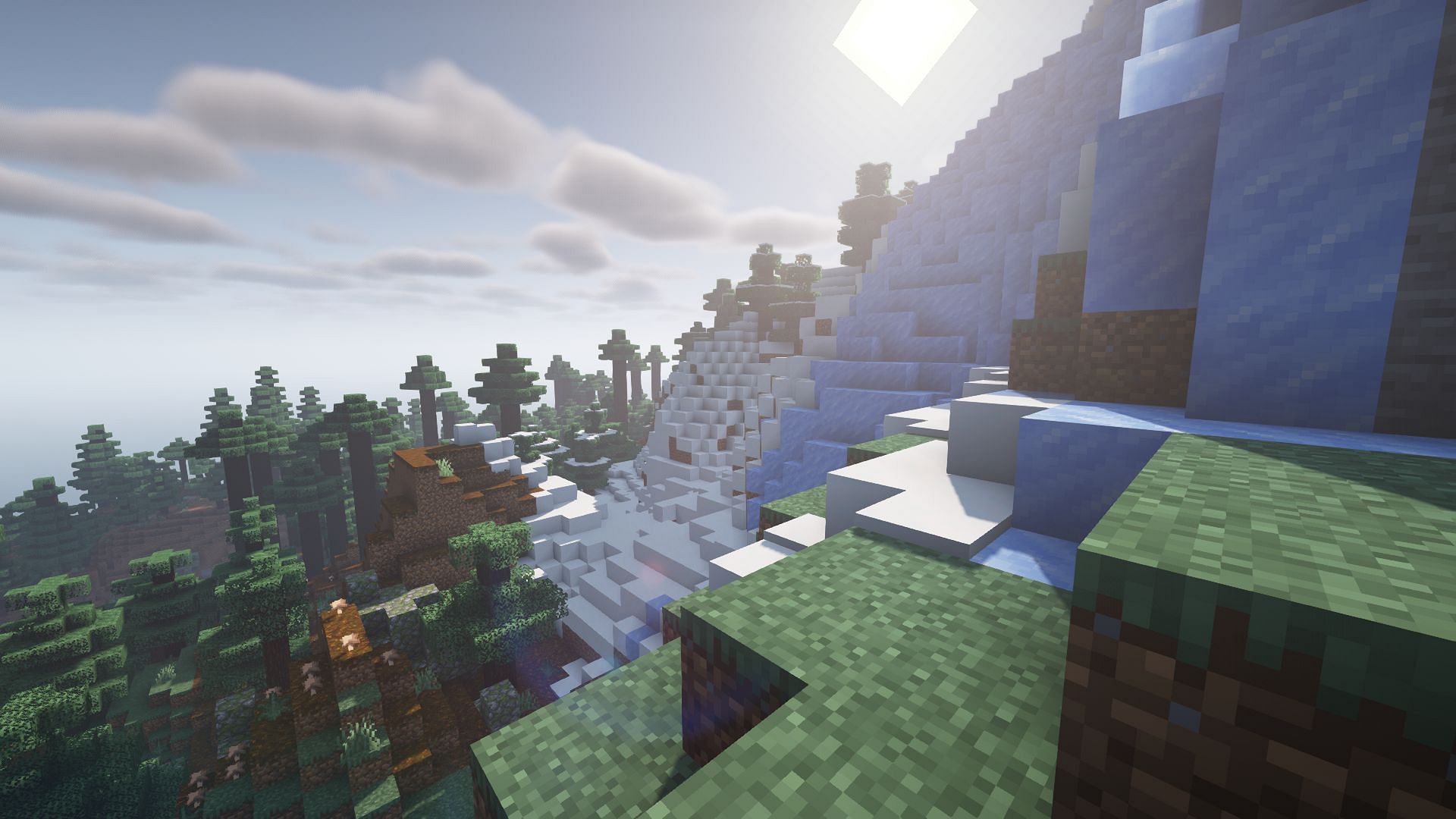 BSL Shaders is also a popular choice in the Minecraft community as they offer basic shader features (Image via Mojang)