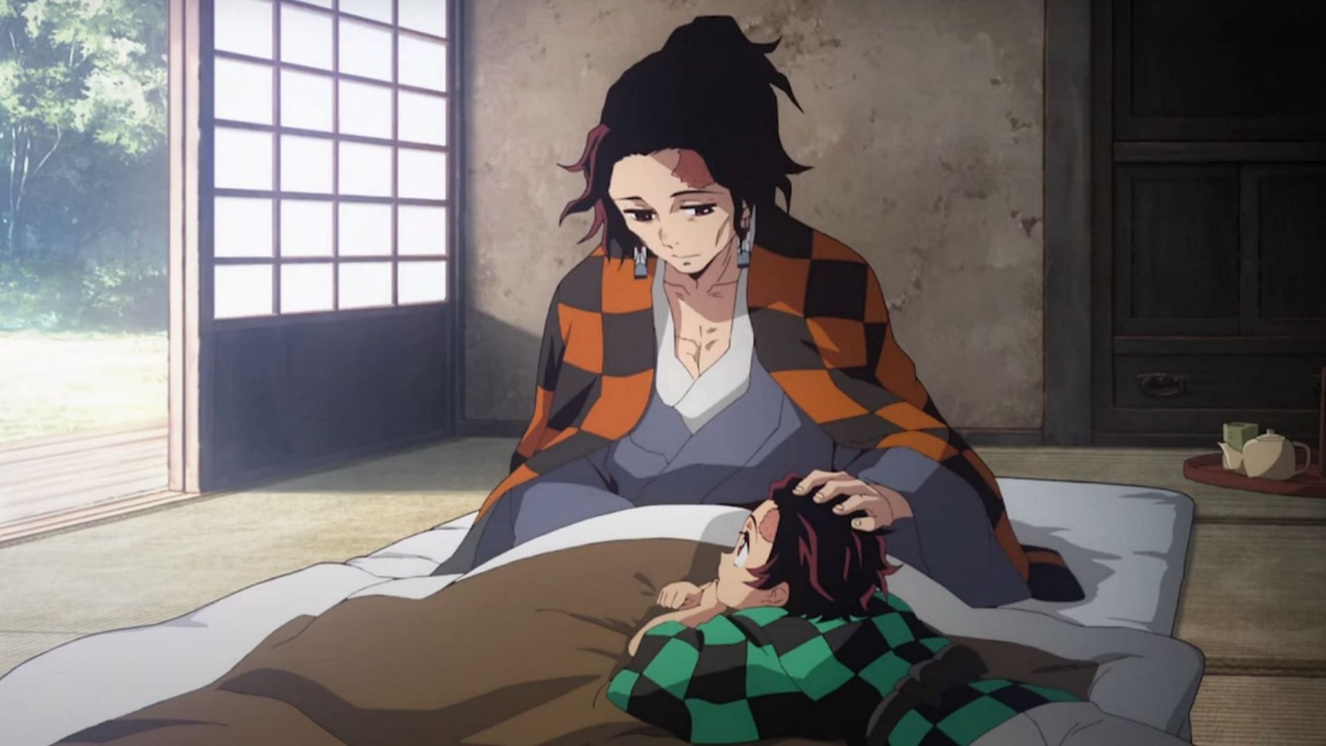 Tanjuro as seen in the anime series (Image via Ufotable)