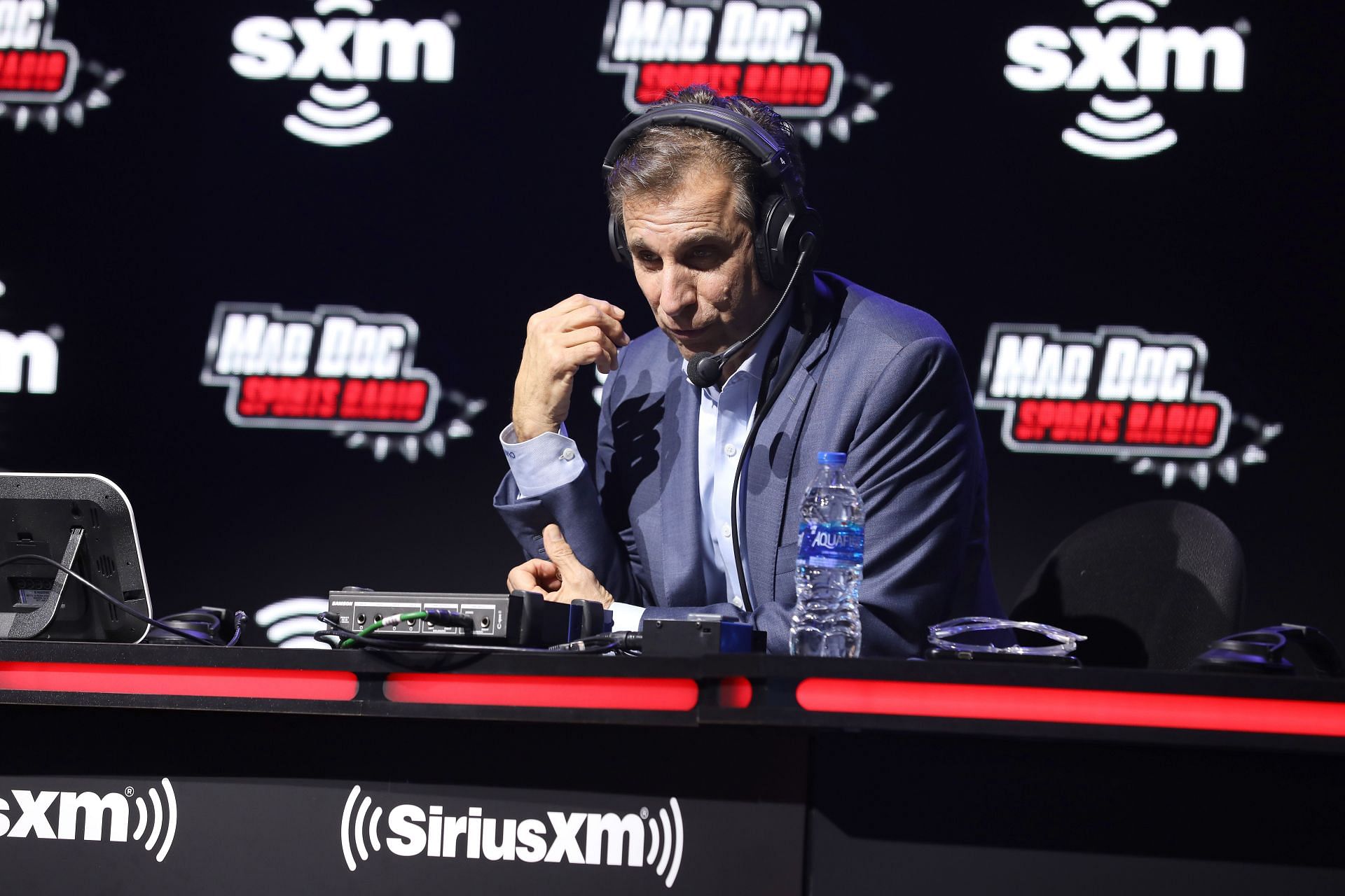 SiriusXM host Chris "Mad Dog" Russo speaks onstage during Day 2 of SiriusXM at Super Bowl LIV.