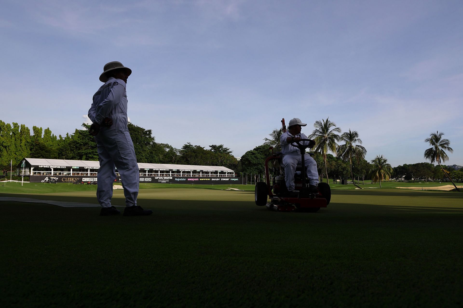 LIV Golf Singapore play suspended due to bad weather