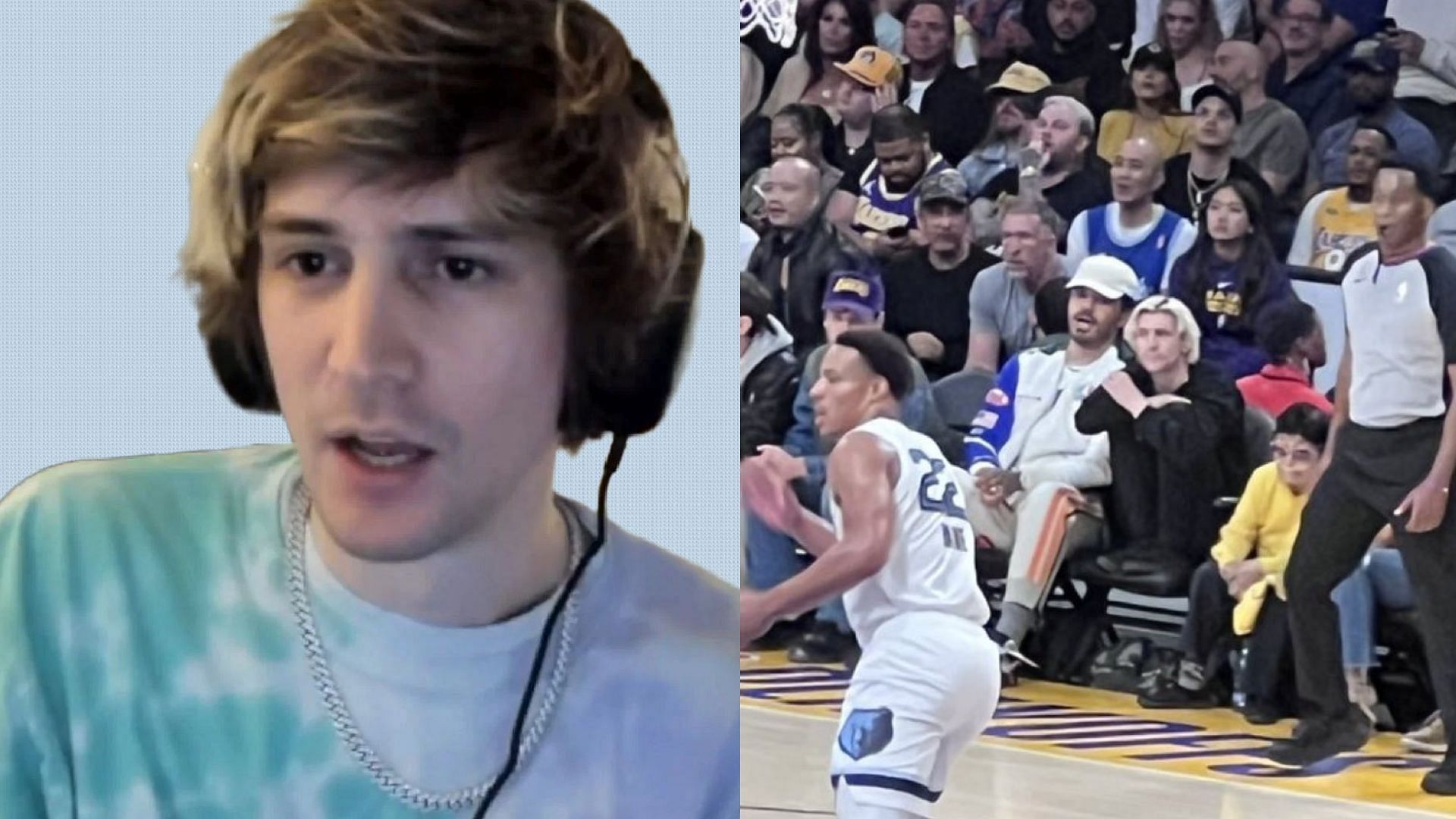 "No way xQc is sitting like this" Picture of Twitch streamer attending