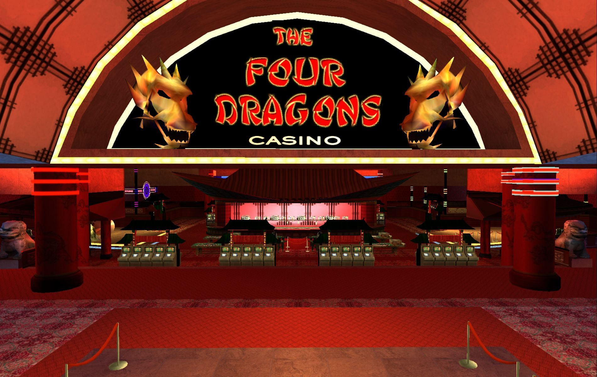 The Four Dragons Casino is one of the three accessible casinos in GTA San Andreas (Image via Rockstar Games)