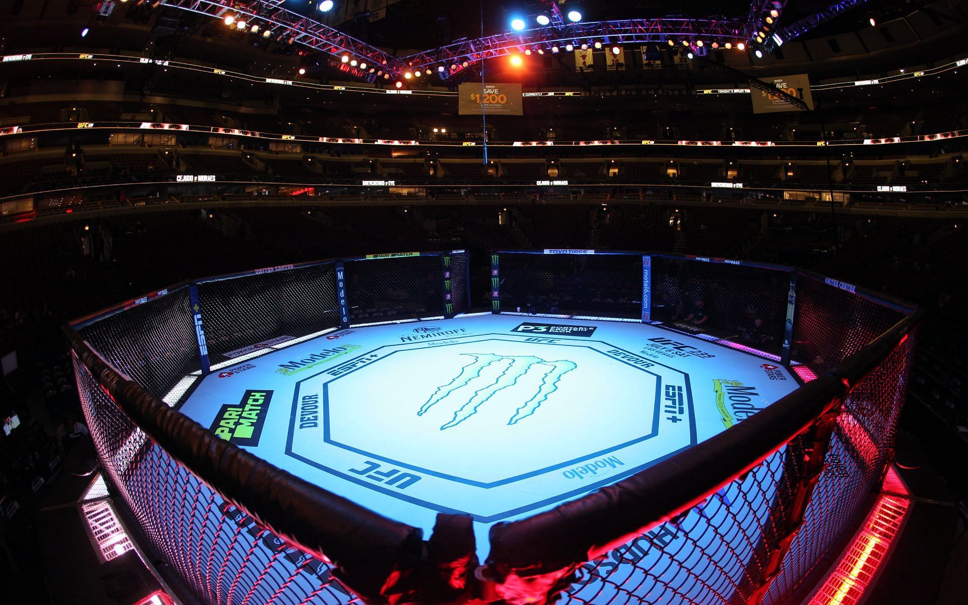 UFC Octagon [Image credits: Getty Images] 