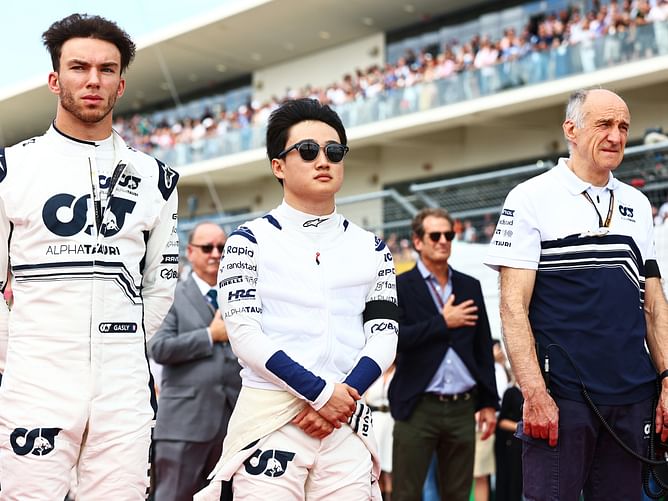 "He didn’t punch me": Yuki Tsunoda on Franz Tost's reaction after his collision with Pierre Gasly