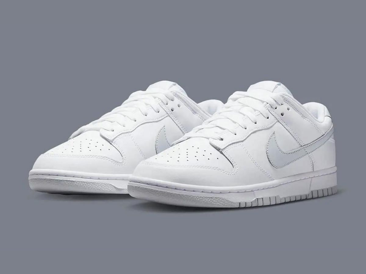 Nike Dunk Low &quot;Pure Platinum&quot; sneakers (Image via Nike)