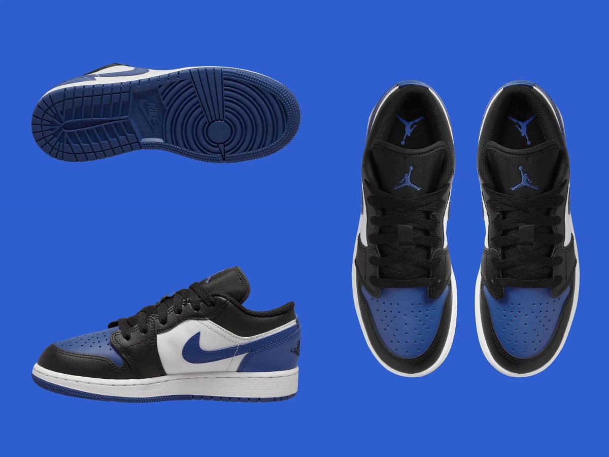 Upcoming Nike Air Jordan 1 Low &quot;Royal Toe&quot; sneakers (Image via Sportskeeda)