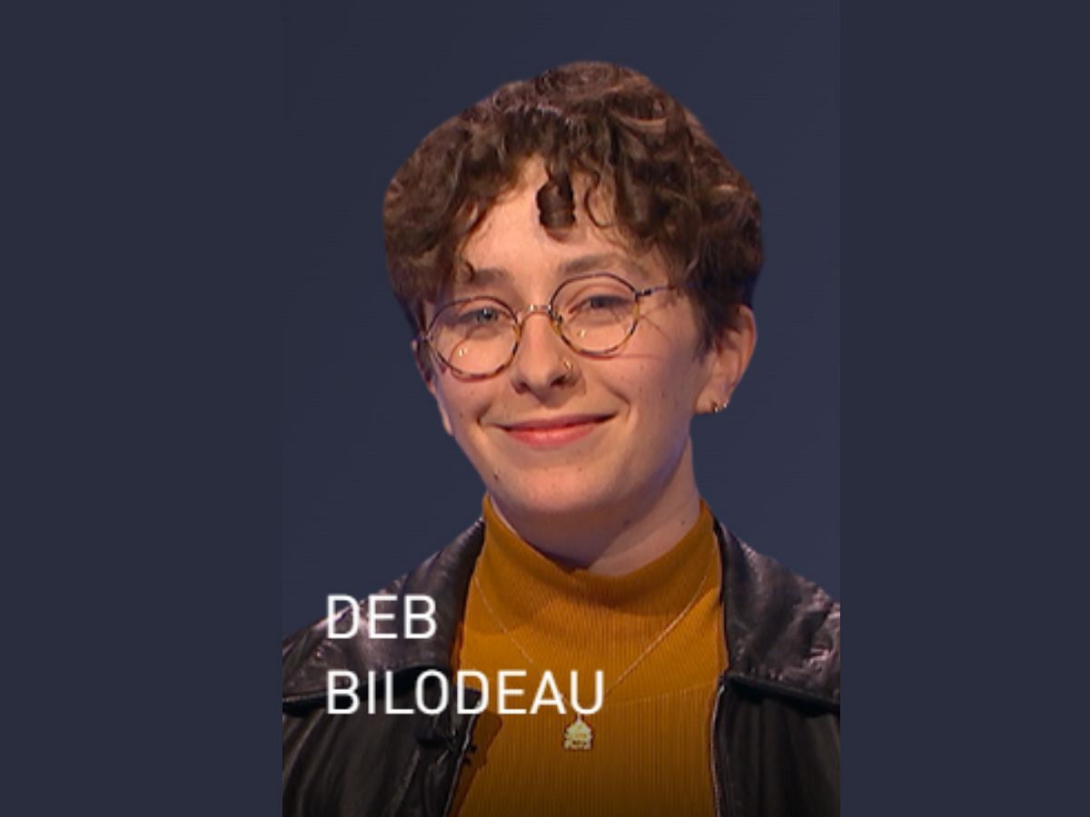 Deb Bilodeau: Tonight&#039;s winner (Image via Jeopardy)