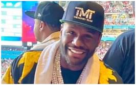Did Floyd Mayweather pay $1M for diamond-encrusted hat worn at Gervonta Davis fight? 'Money' responds