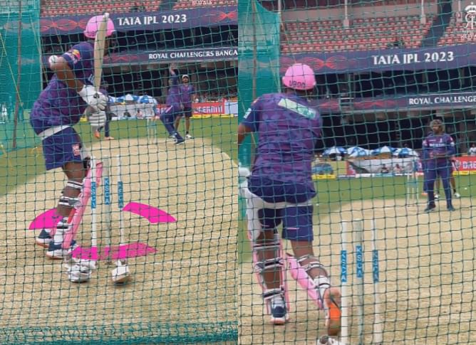 [Watch] RR all-rounder Ravichandran Ashwin faces bowling coach Lasith Malinga's yorkers in the nets