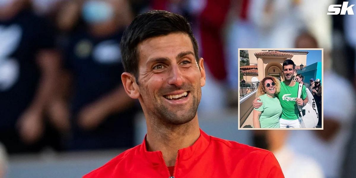 Novak Djokovic conveys birthday wishes to fan (inset)