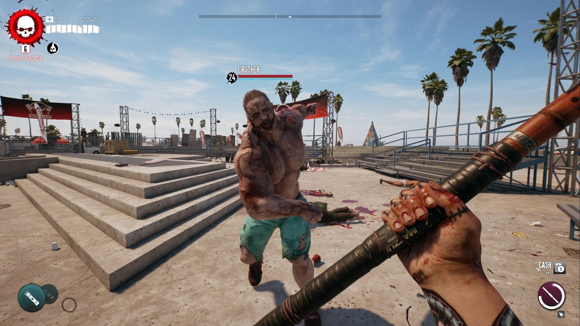 Crushers are big and tough, but you can defeat them in Dead Island 2.