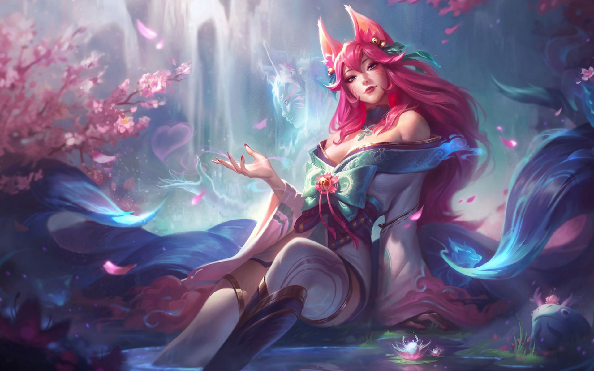 Ahri&#039;s mobile kit allows her to act as a good counter for Rumble (Image via Riot Games)