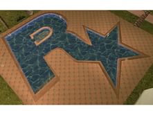 How did GTA's developers create the Rockstar Games logo?
