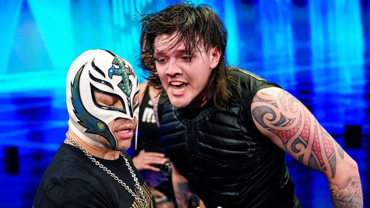 Dominik Mysterio and his father Rey