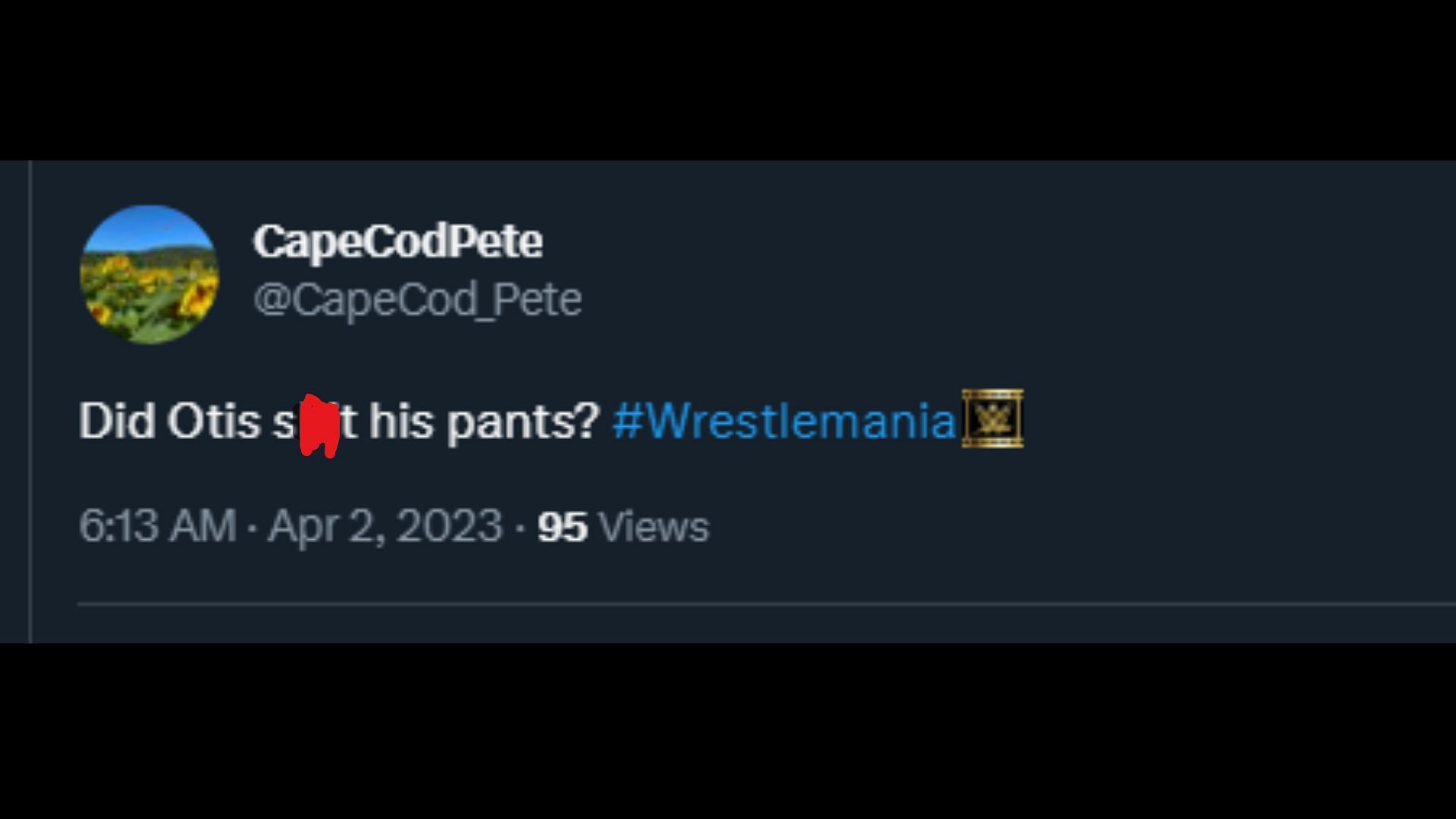 Fans were given quite the impression by Otis at WrestleMania