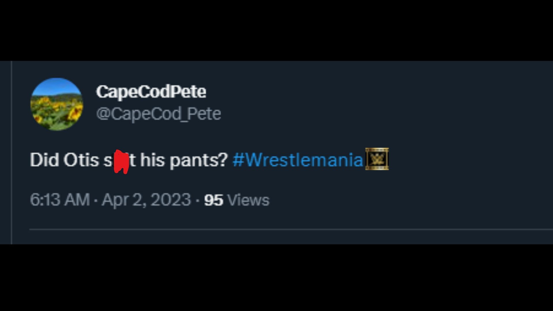 Fans were given quite the impression by Otis at WrestleMania