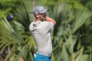 Wyndham Clark in action at Zurich Classic of New Orleans - Round One