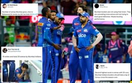 "Absolutely pathetic" - Fans tear apart MI for conceding 25 extras in IPL 2023 clash vs RR