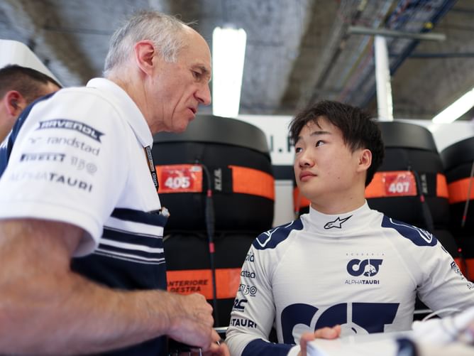 Yuki Tsunoda on role AlphaTauri team principal Franz Tost has played in his career