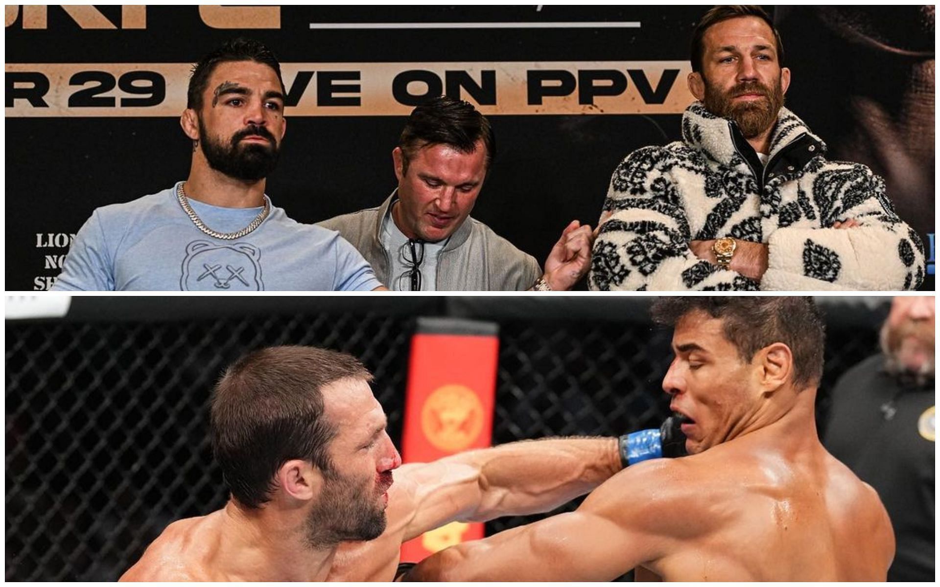 Mike Perry booger incident and Luke Rockhold vs. Paulo Costa