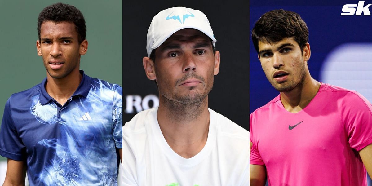 Rafael Nadal, Carlos Alcaraz and Felix Auger-Aliassime withdraw from Monte-Carlo Masters