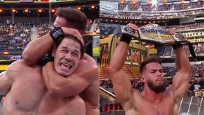 Austin Theory sends a message to John Cena after controversial win at WrestleMania 39