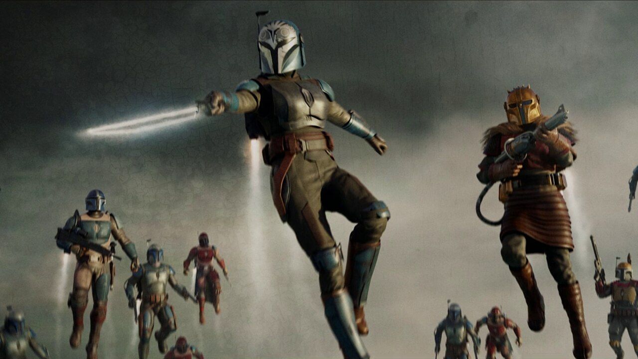 Bo-Katan Kryze and The Armorer (Image via Lucasfilm)