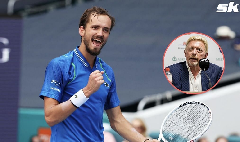 Boris Becker congratulates Daniil Medvedev for winning Miami Open 2023