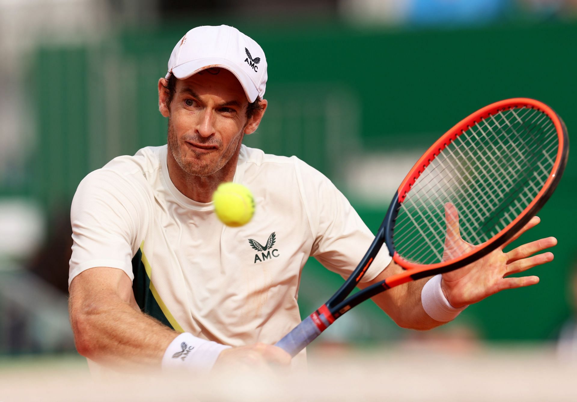 Andy Murray in action at the Monte-Carlo Masters